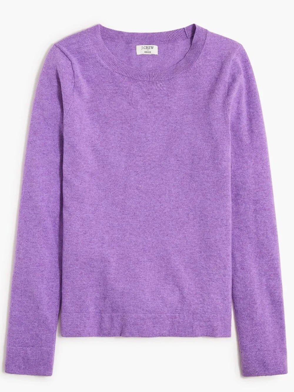 J. Crew Cotton-wool Blend Teddie Sweater Lilac Blossom Medium #A2843